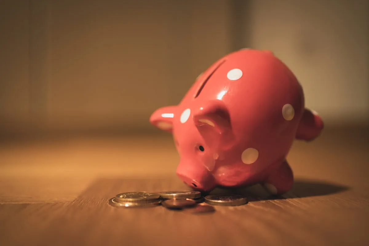 Piggy bank representing savings in Davao