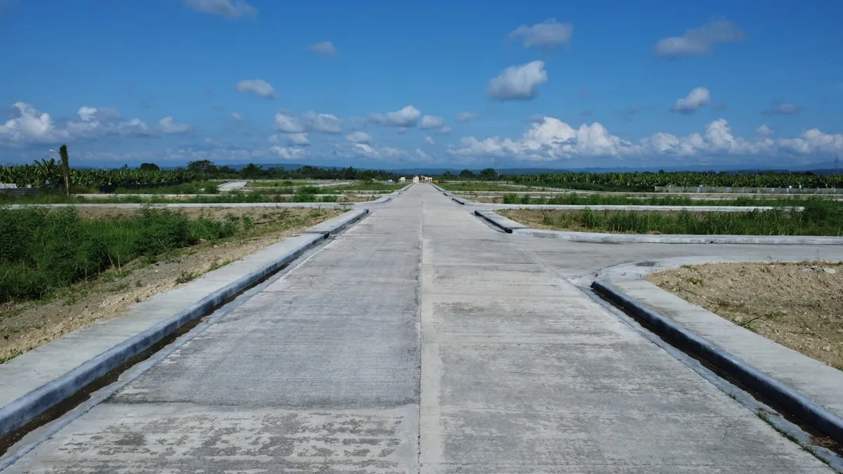New subdivision road in a Davao neighborhood